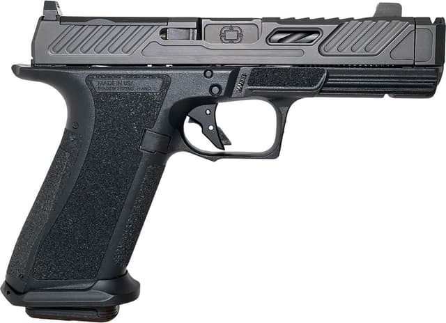 Shadow Systems XR920P Elite Slide Optic Pistol 9mm 4.5 in. Black Frame Ported Barrel 15 rd.