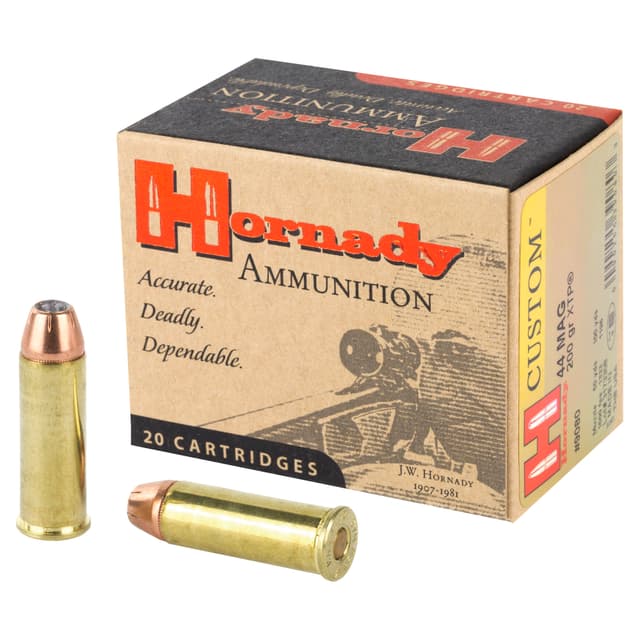 Hornady Custom Pistol Ammo 44 Rem. Mag. 200 gr. XTP 20 rd.