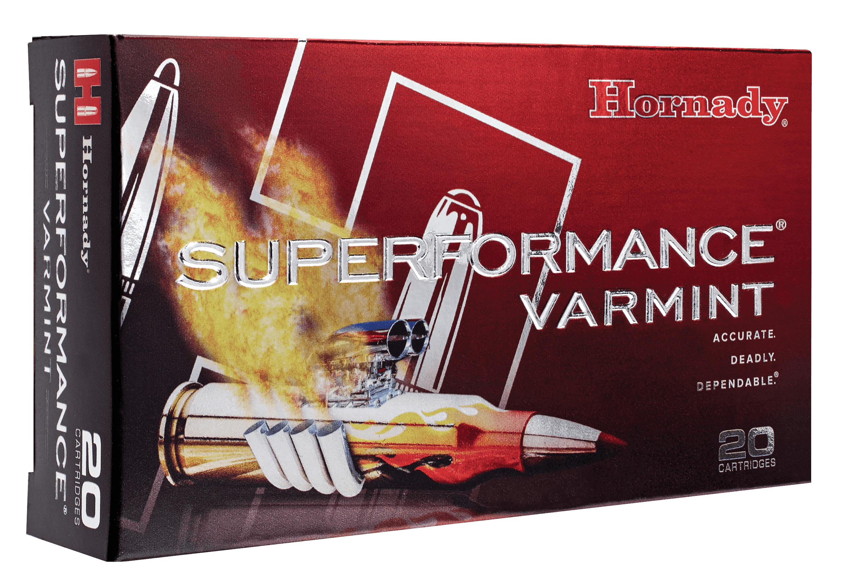 Hornady Superformance Varmint 222 Remington Non Traditional eXpanding 35 Grain 20 Rounds