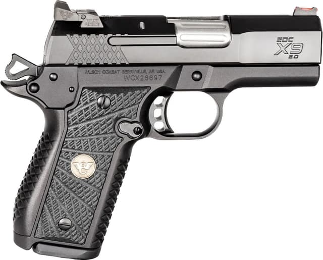 Wilson Combat EDC X9 2.0 9mm Luger 3.25 Inch Barrel 15 Rounds DLC Finish