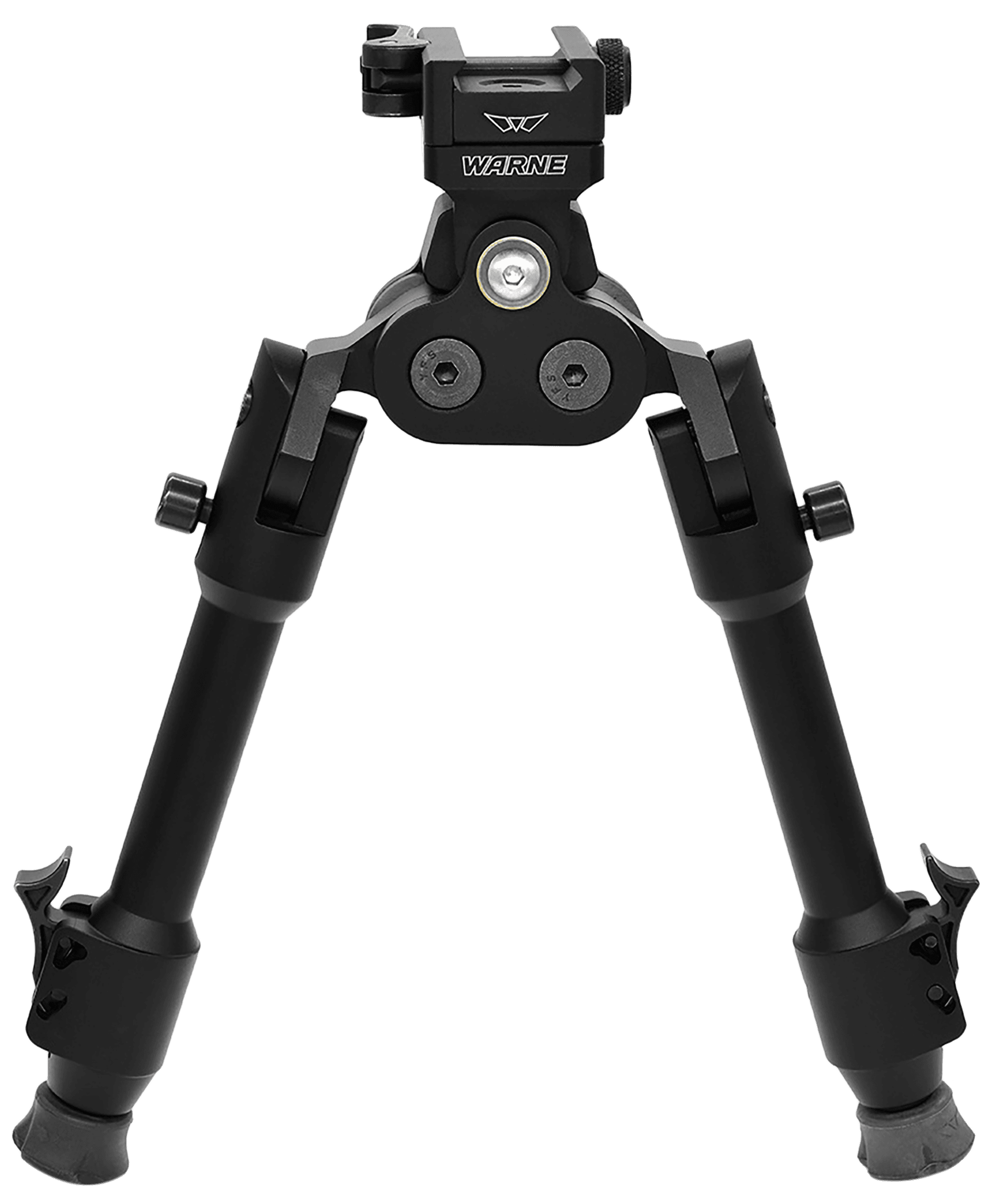 Warne 7923M Skyline Pro Bipod  Black Anodized QD Picatinny Head with Precision Legs
