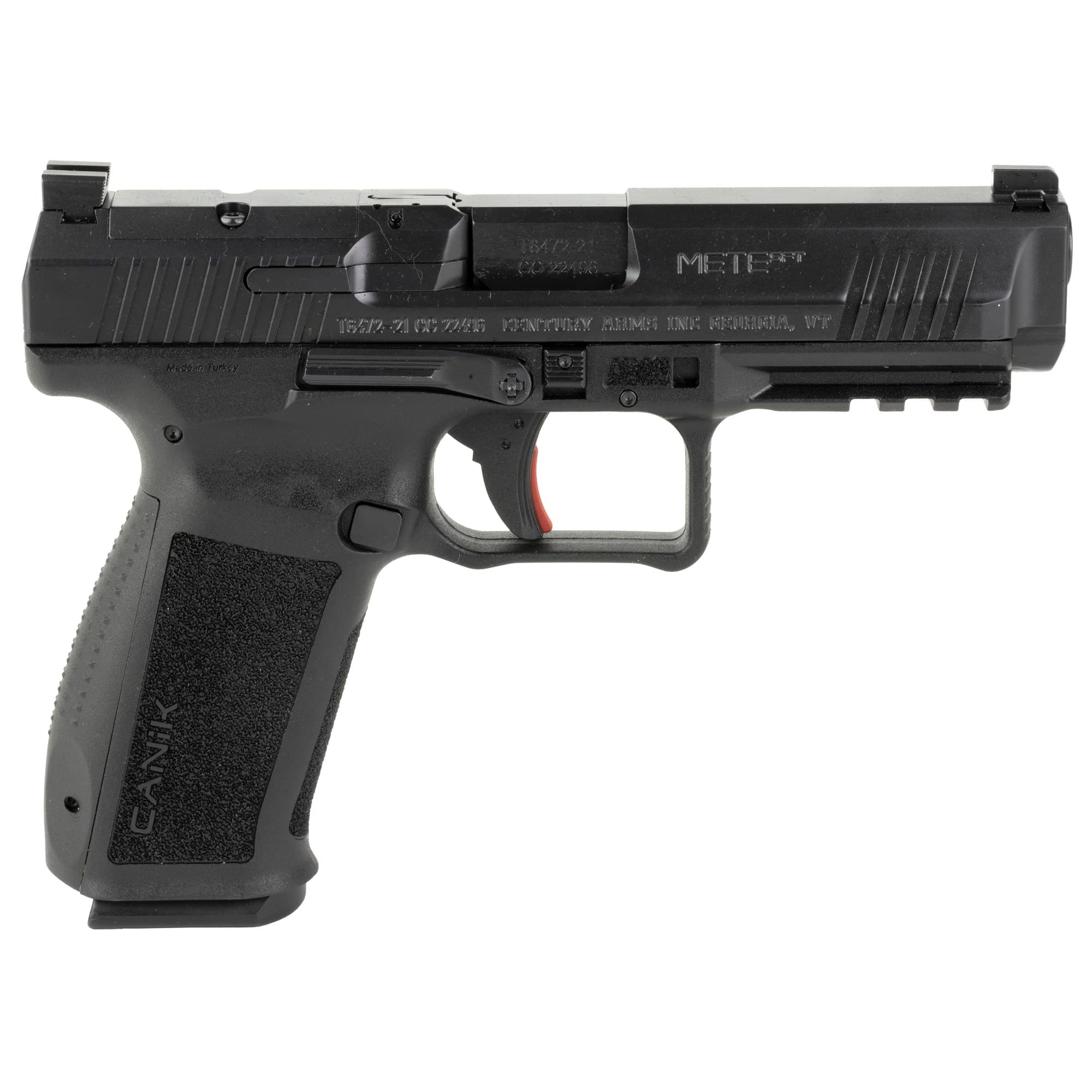 CANIK METE SFT Pistol - Black | 9mm | 4.46" Barrel | 1 - 20rd & 1 - 18rd Mag | Full Accessory Kit | Includes MeCanik MO1 Optic