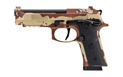 Beretta 92Xi Sao 9mm Luger 4.7 inch 15 Rounds Camo Cerakote Optics Ready