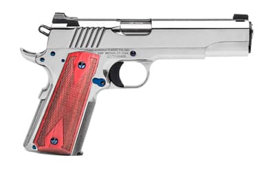 Standard Manufacturing 1911 Pistol - Nickel Plated | .45ACP | 5" Barrel | 7rd | Rosewood Grips