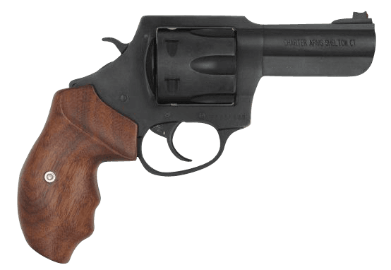 Charter Arms Professional III 357 Magnum 4.2in 6 Rounds Black Nitride Walnut Grip