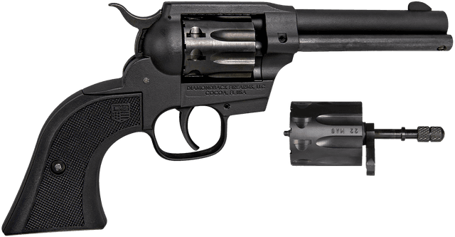 Diamondback, Sidekick, .22 LR/.22 WMR, 4.5 inch, 9 round, Cerakote, Zinc Alloy