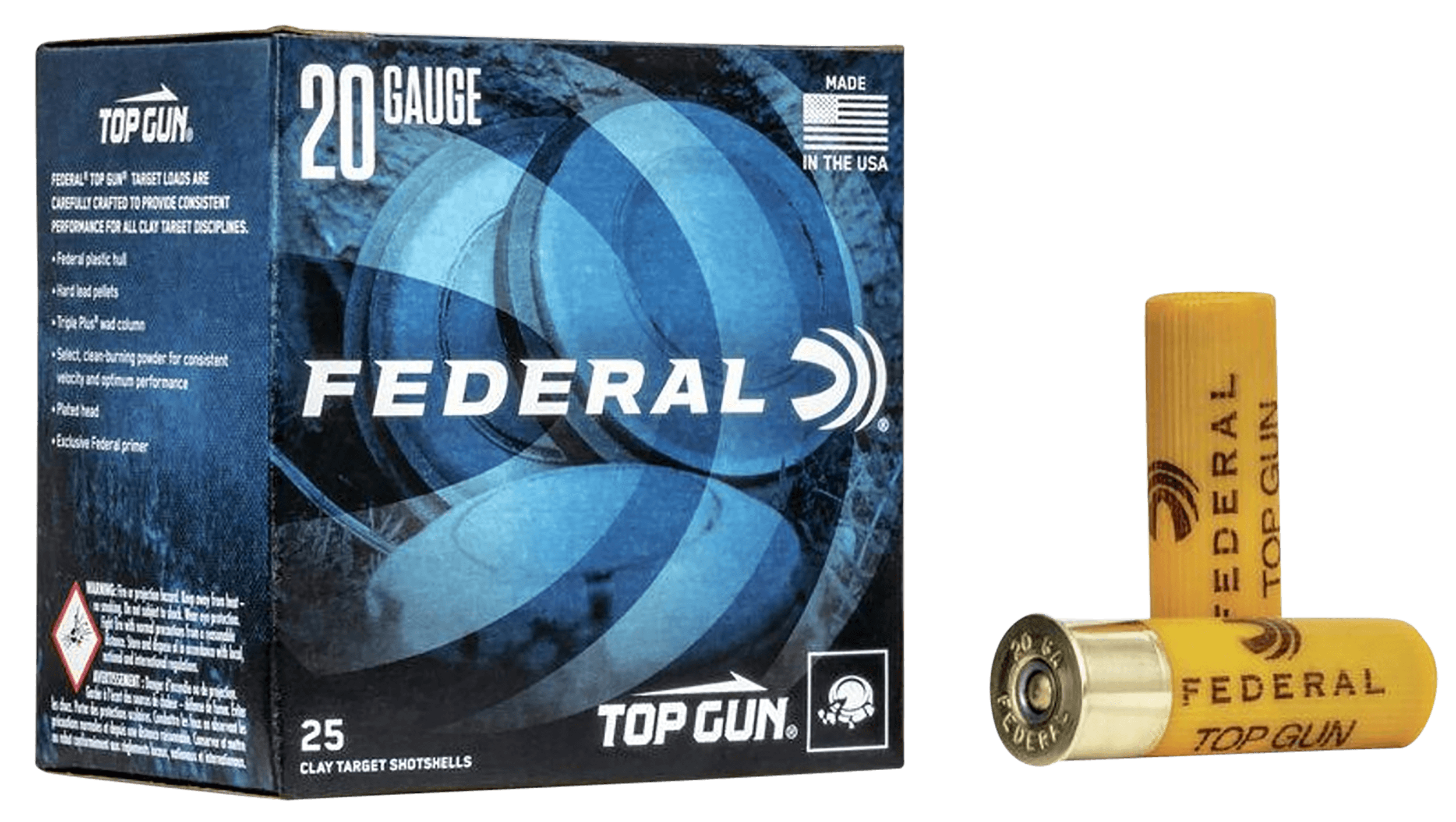 Federal Top Gun 20 Gauge 7.5 Shot 7/8 Grain 25 Rounds