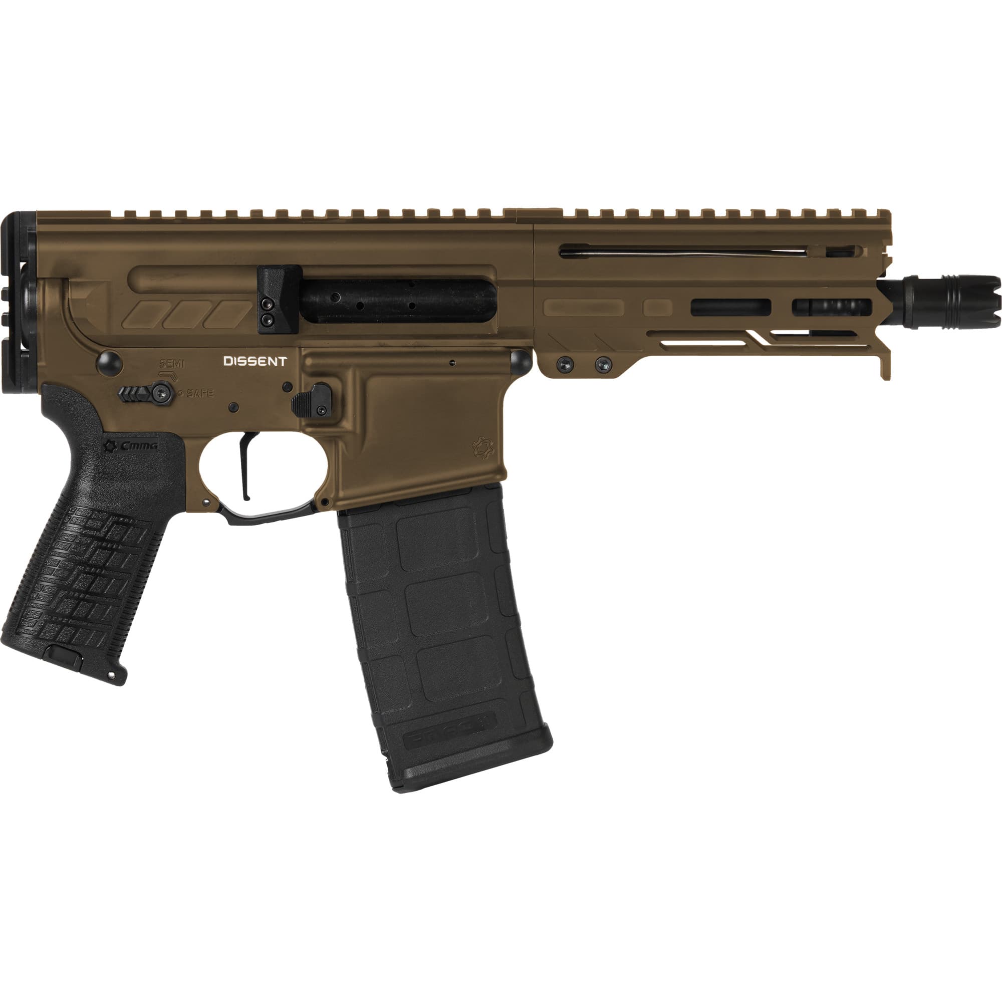 CMMG Dissent MK4 300 AAC 6.5" 30 Rounds Midnight Bronze Cerakote