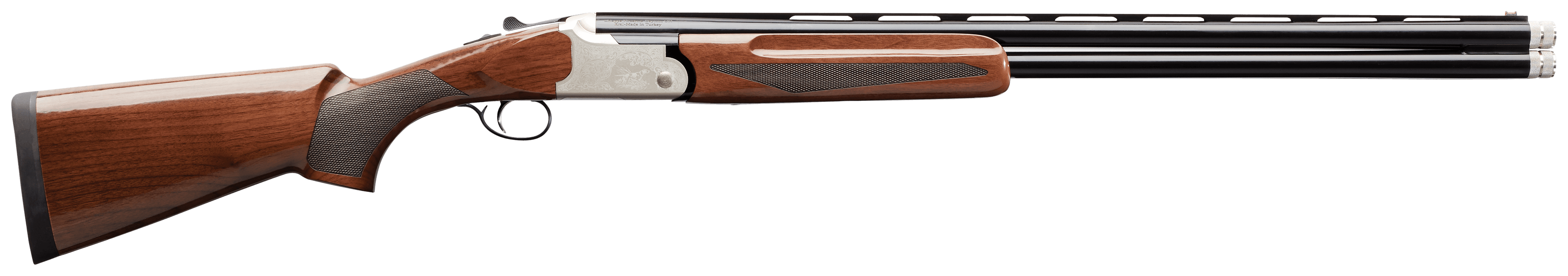 Charles Daly 202A 12GA, 28in. Barrel, 2rd, Engraved Receiver. Wood Stock & Forend - Gray (930244)