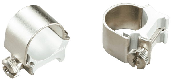 Weaver Detachable Top Mount Rings Silver 1 Inch Medium