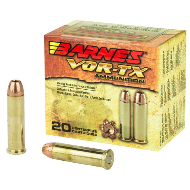 Barnes VOR-TX 357 Magnum XPB 140 Grain 20 Rounds