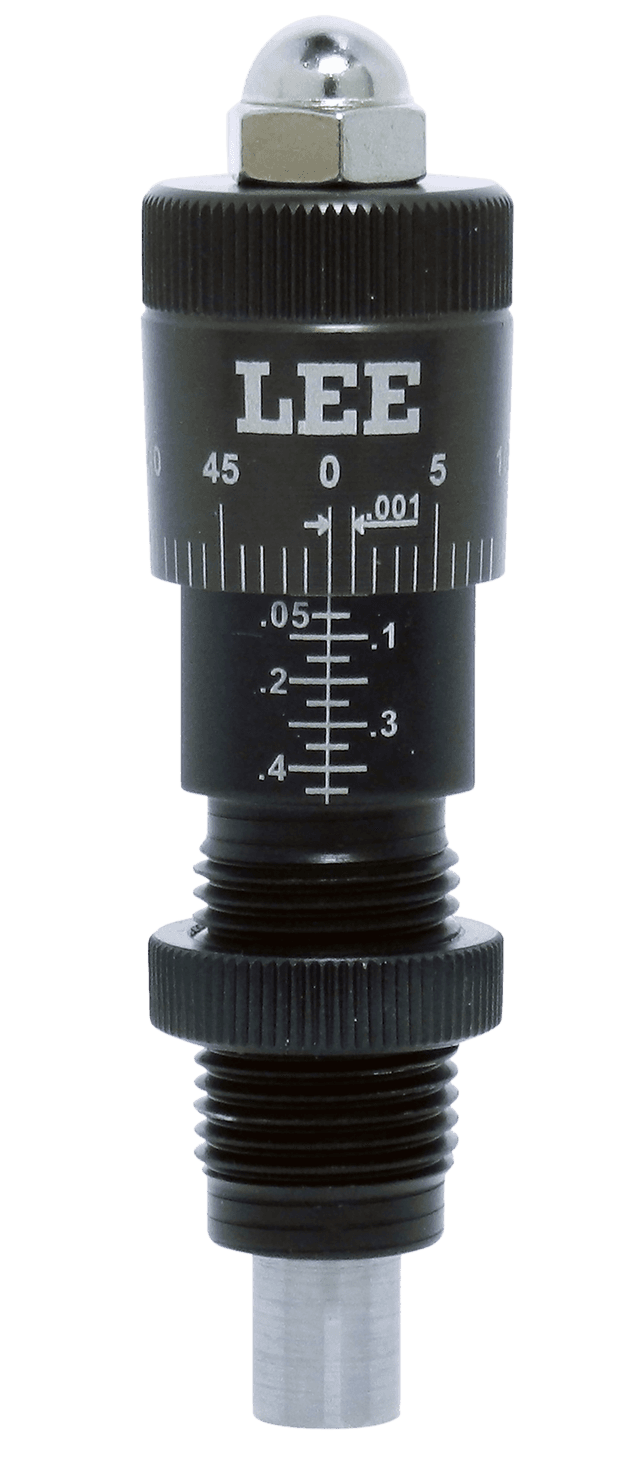 Lee Precision 92128 Micrometer Factory Crimp Adapter Black/Clear 9mm Pistol Firearm