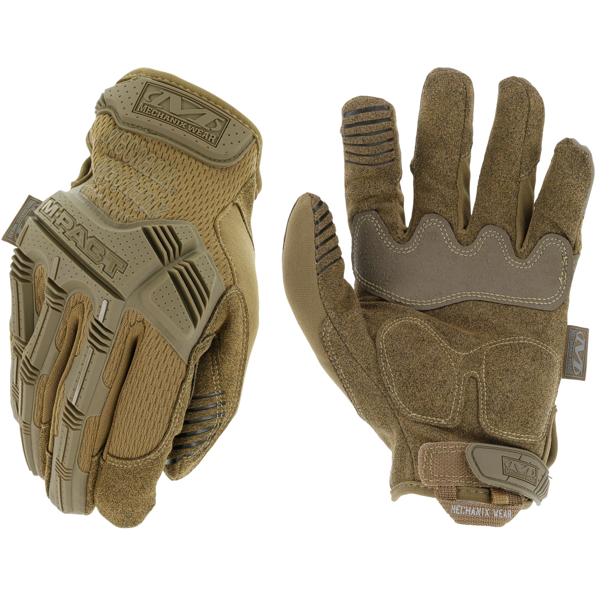 Mechanix Wear MPT72010 M-Pact  Coyote Synthetic Leather Large TPR Closure