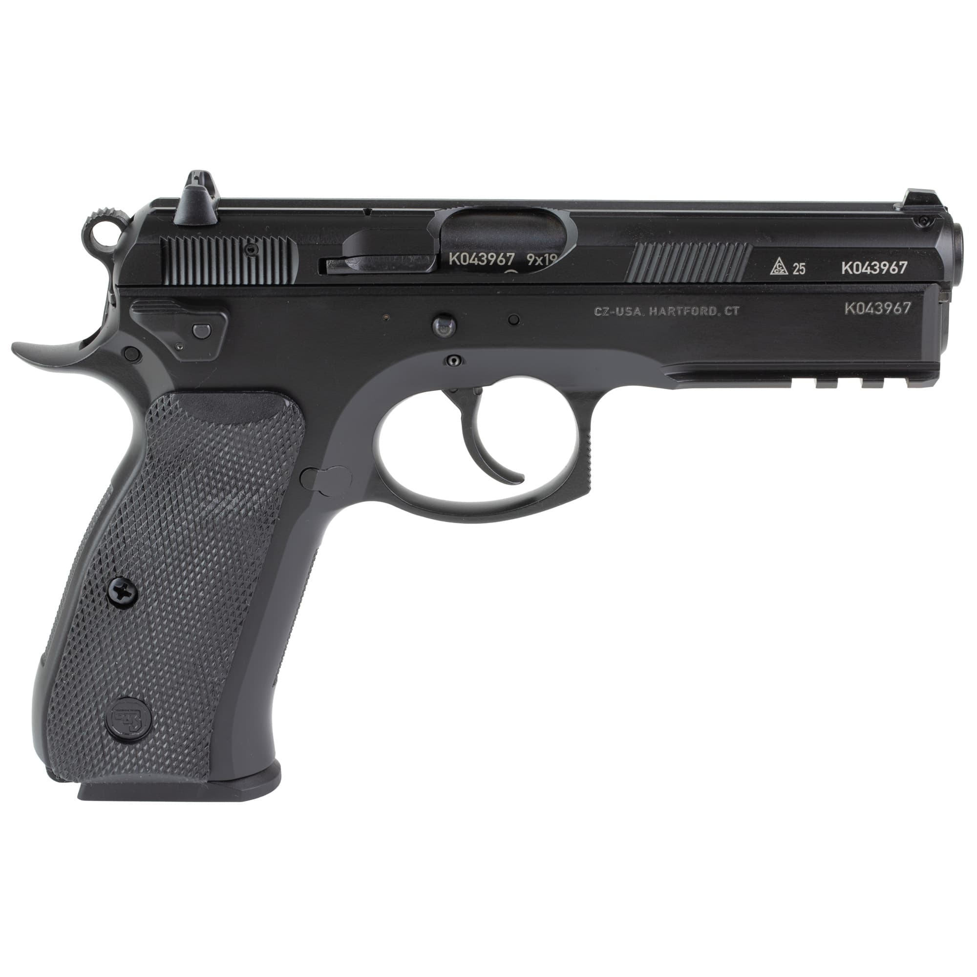 CZ 75 SP-01 Tactical 50th Anni 9mm Luger 4.6 in 10 Rounds Colored Finish Steel Frame