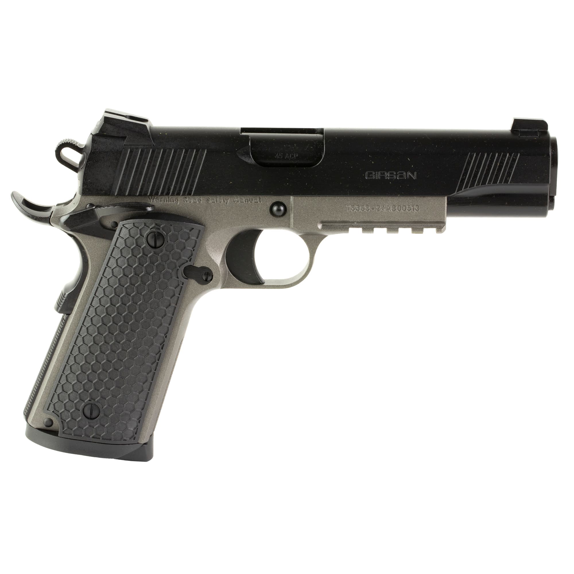 Girsan MC1911 45ACP, 5in. Barrel, 8rd - Stainless (392062)