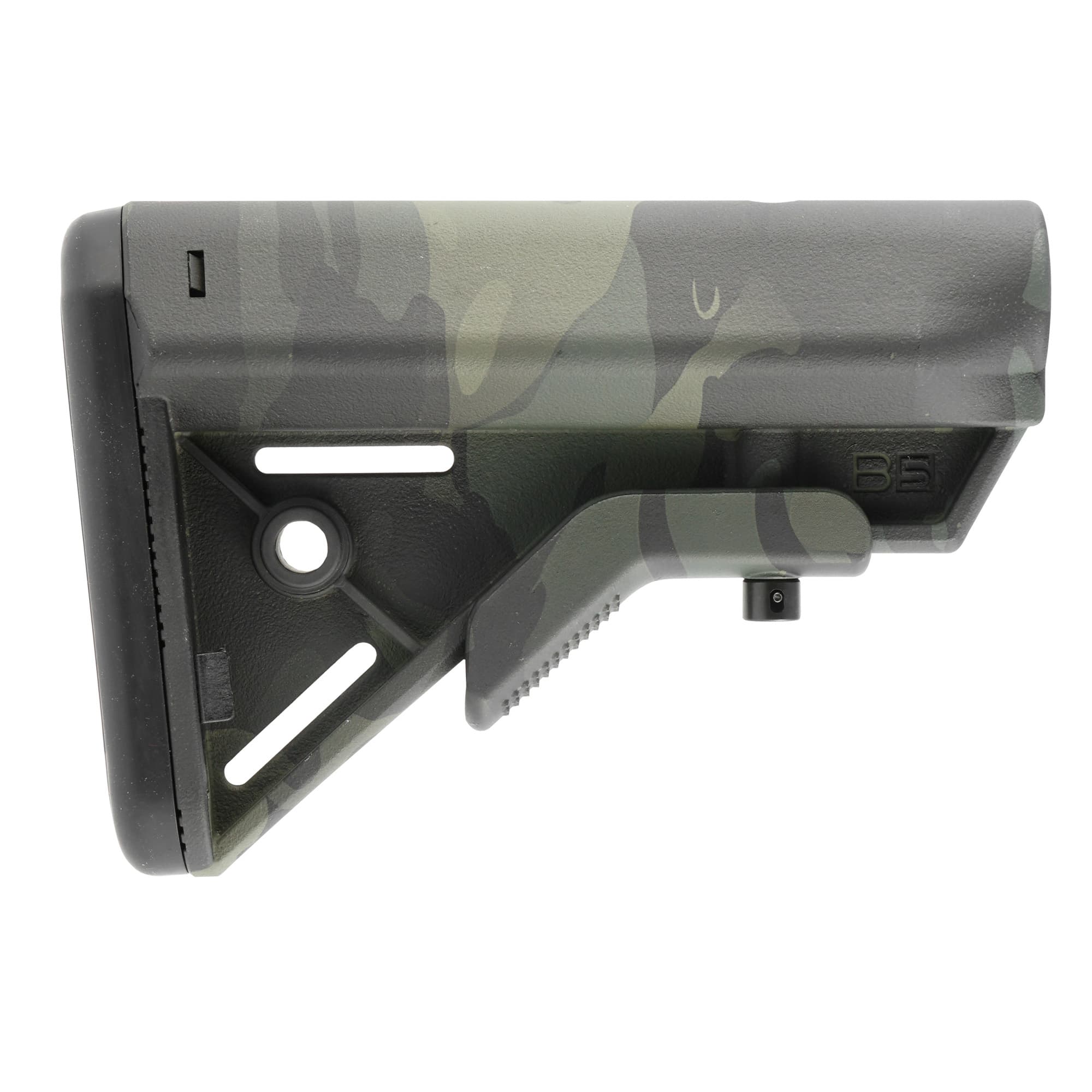 B5 Systems Bravo Multi-Cam Synthetic Stock for Mil-Spec AR-15 Receiver Extensions