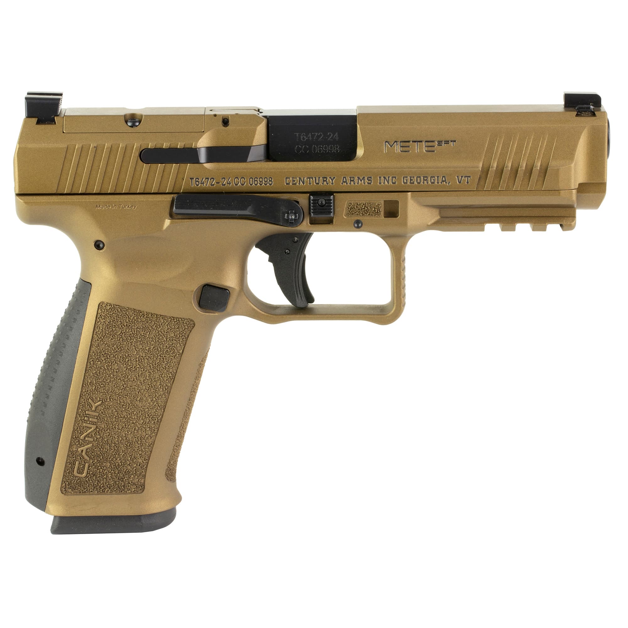 Canik, Mete Sft, 9mm Luger, 4.46 inch, 20+1 Capacity, Burnt Bronze