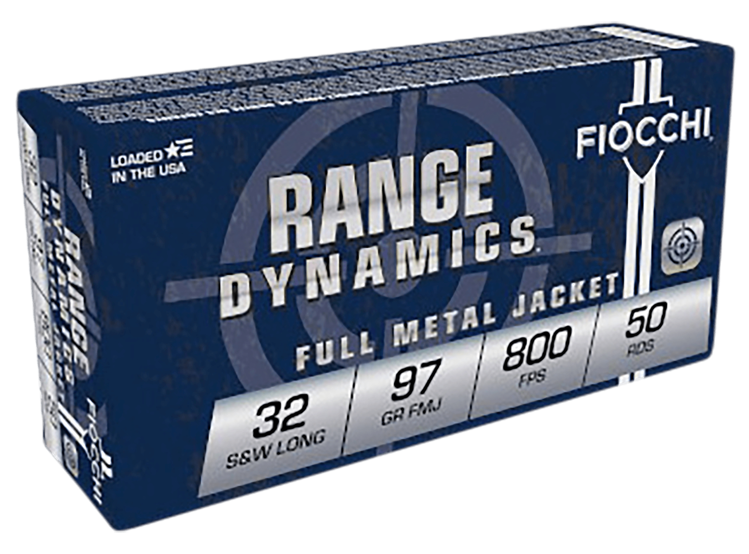 Fiocchi Range Dynamics 32 S W Long Full Metal Jacket 97 Grain 50 Rounds