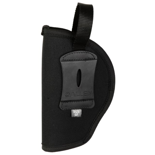 Allen 44807 Cortez OWB, Size 07, Black Polyester, Belt Loop Compatible w/Glock 17/22, Security-9 Right Hand