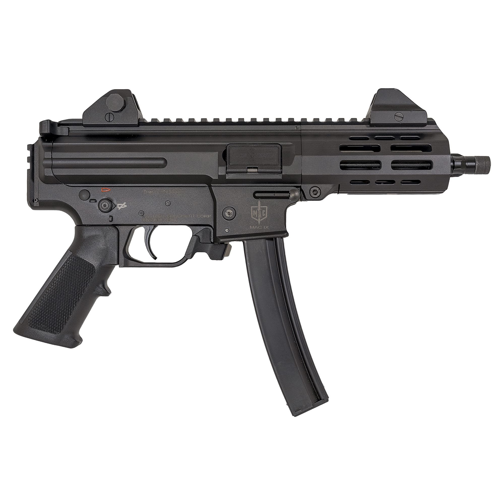 MAC IX Pistol 9mm 6.5 in Black 30 rd.