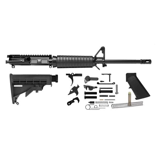 Del-Ton Heavy Carbine Rifle Kit 5.56 NATO 16in Chrome Moly Barrel A2 Flash Hider