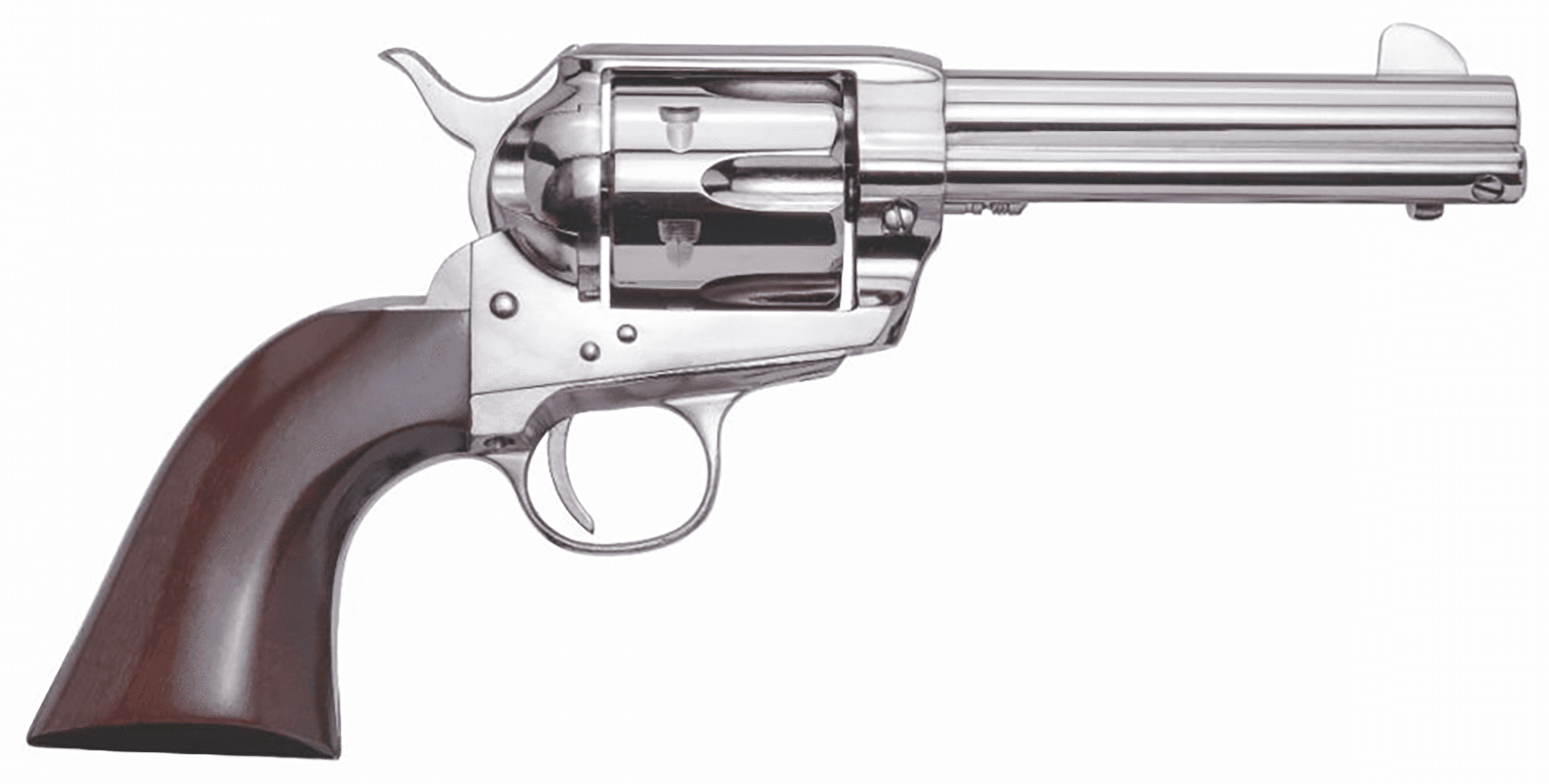 Cimarron Pistolero .45 Long Colt 4.75 inch 6 shot Nickel Case Hardened