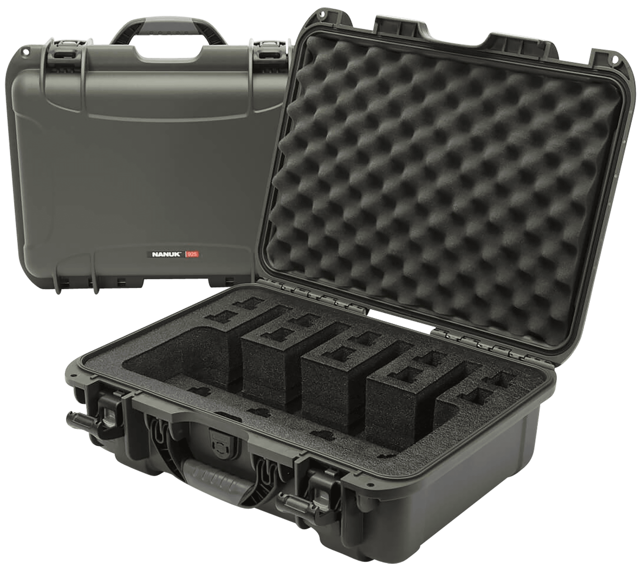 Nanuk 9254UP6 925 4 UP Pistol Case Waterproof Olive Resin w/ Closed-Cell Foam Padding 17" L x 11.80" W x 6.40" H Interior Dimensions