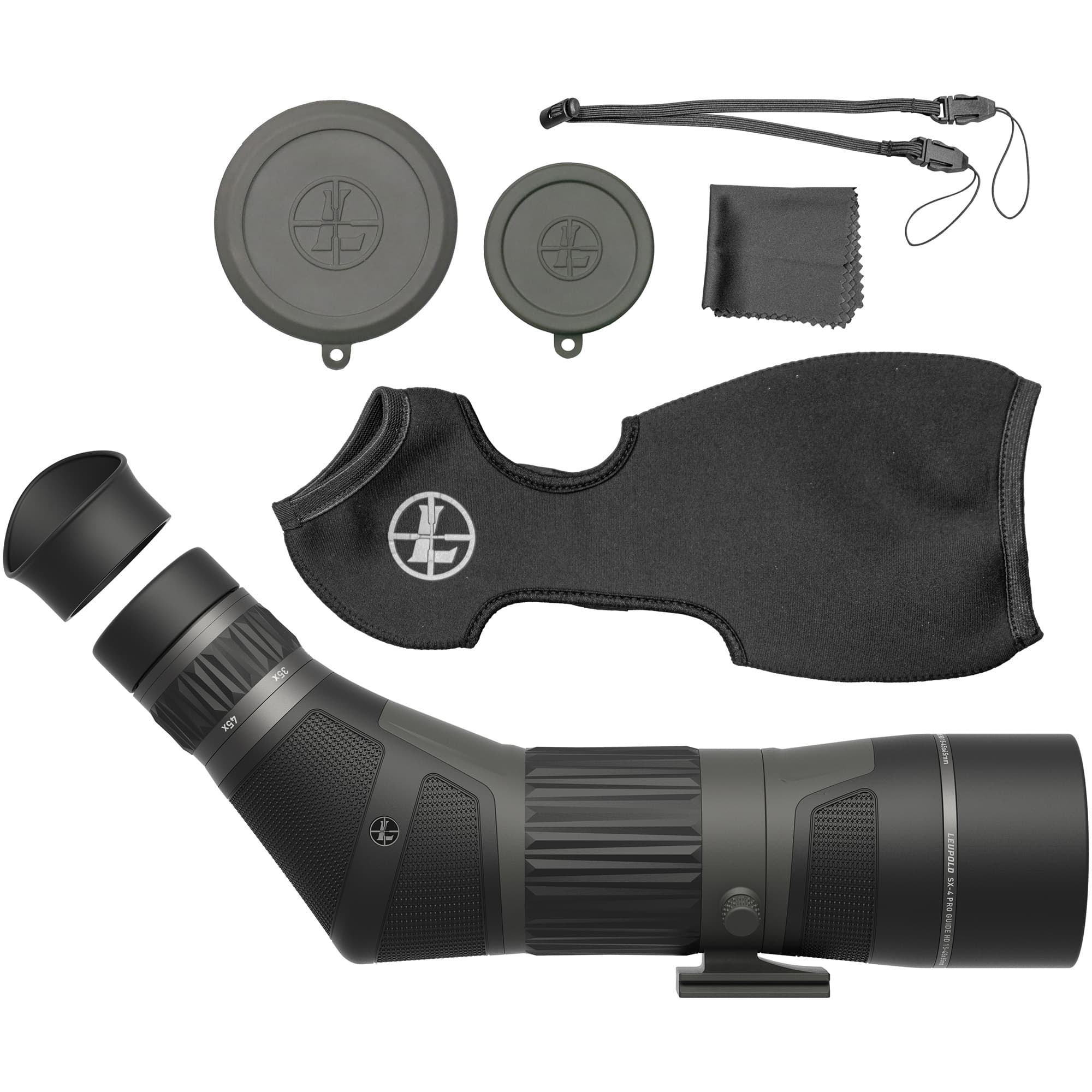 Leupold SX-4 Pro Guide HD Gen2 15-45x65 Angled Spotting Scope
