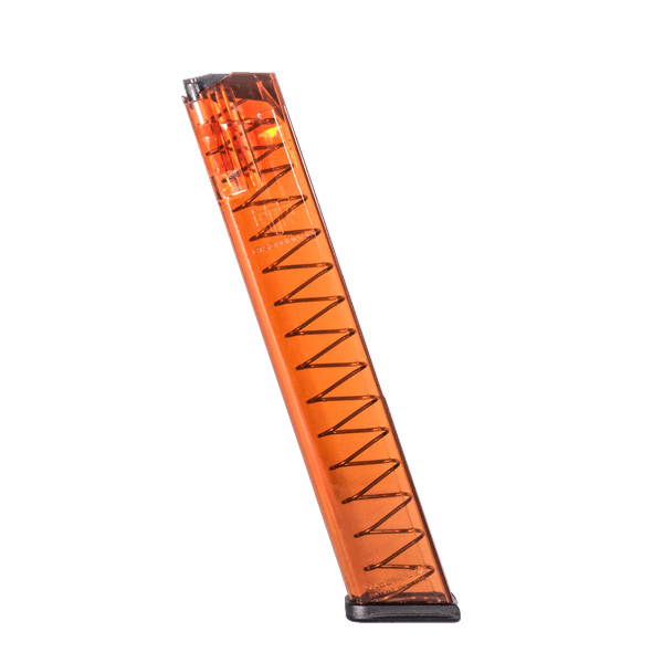ETS 9mm Magazine Orange Fits Glock 17 19 26 34 31RD Capacity