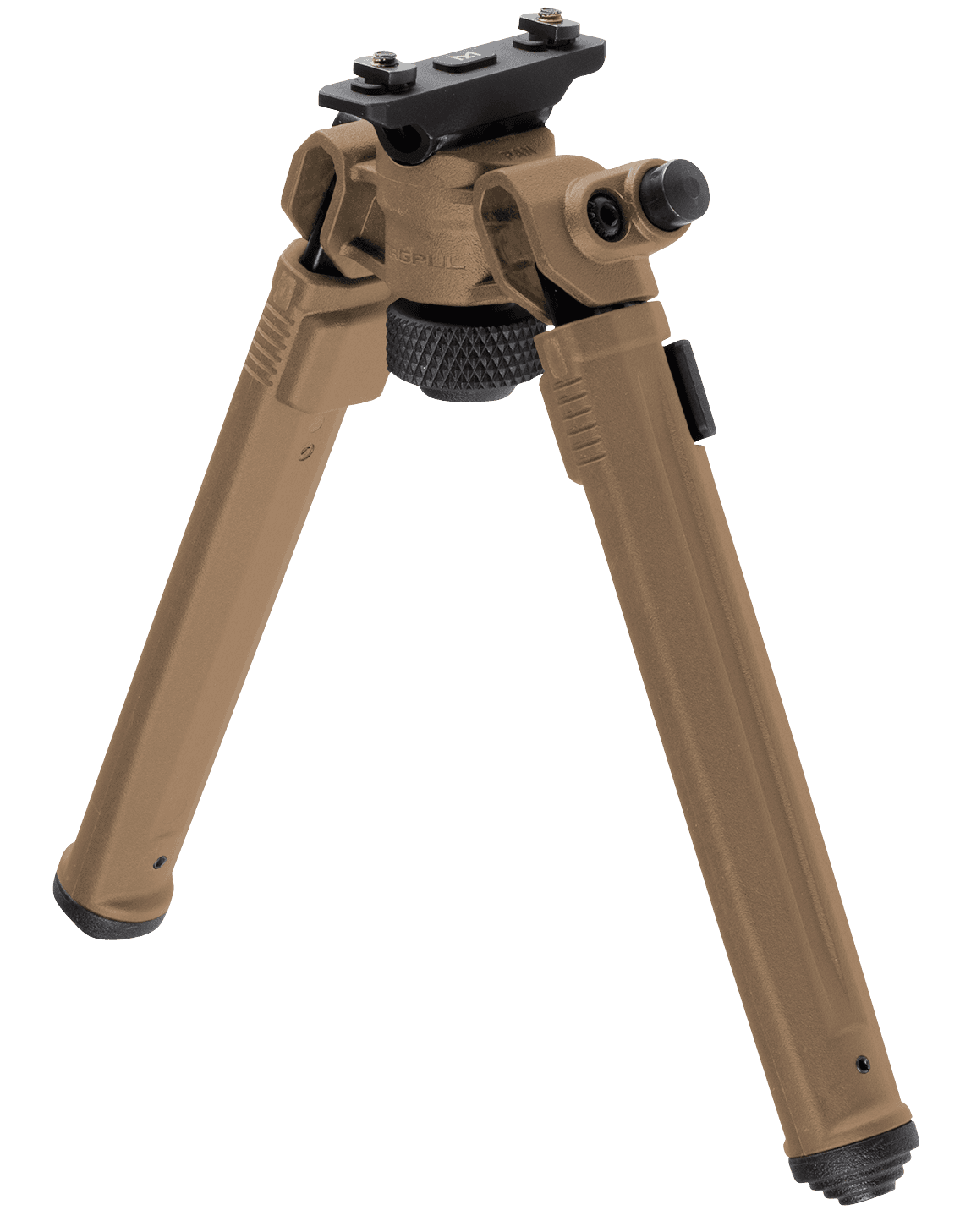 Magpul MAG933-FDE Bipod M-LOK Attachment Flat Dark Earth Aluminum Rubber Feet