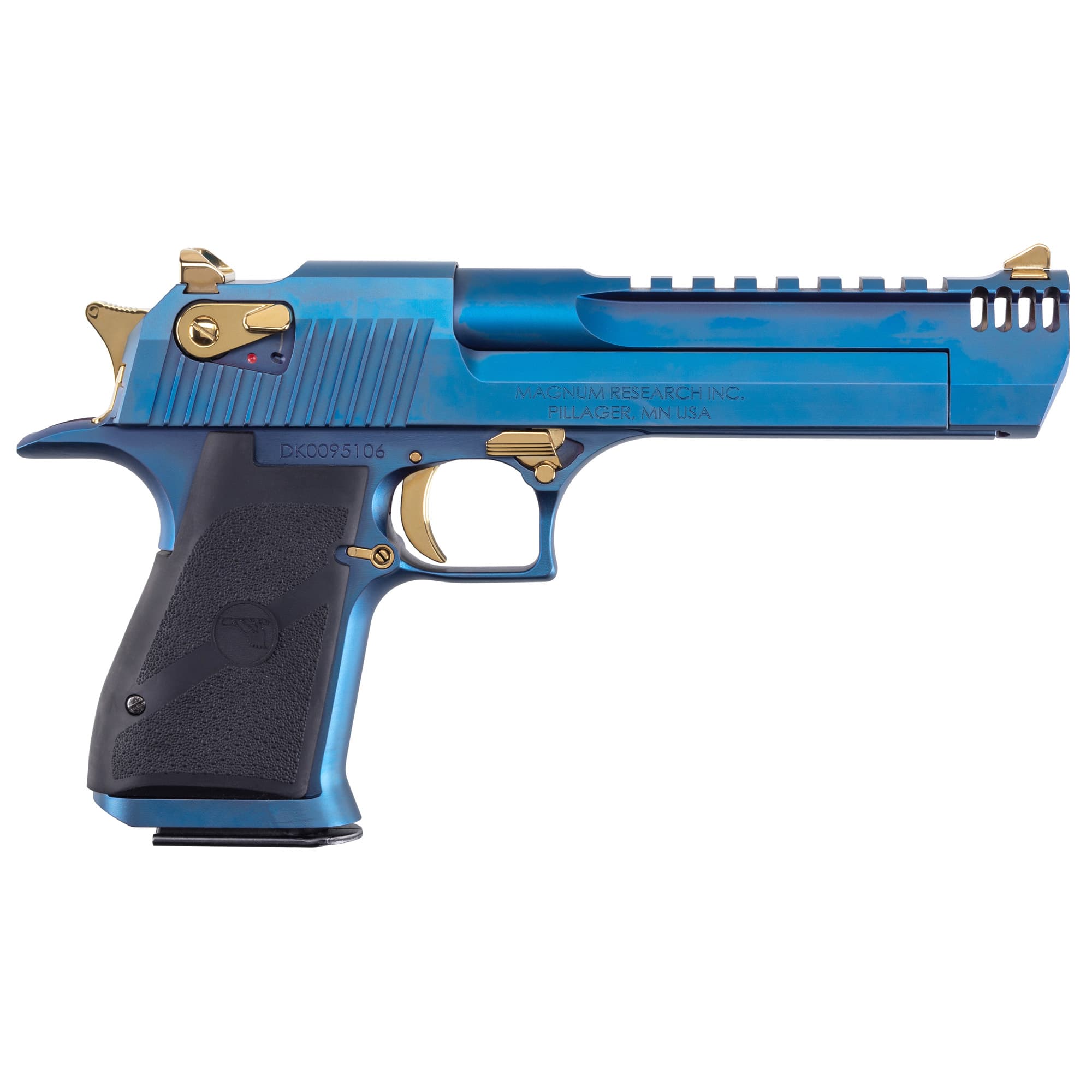 Magnum Research Desert Eagle Mark XIX Pistol 50 AE 6 in. Carbo Blue w/Titanium 7 rd