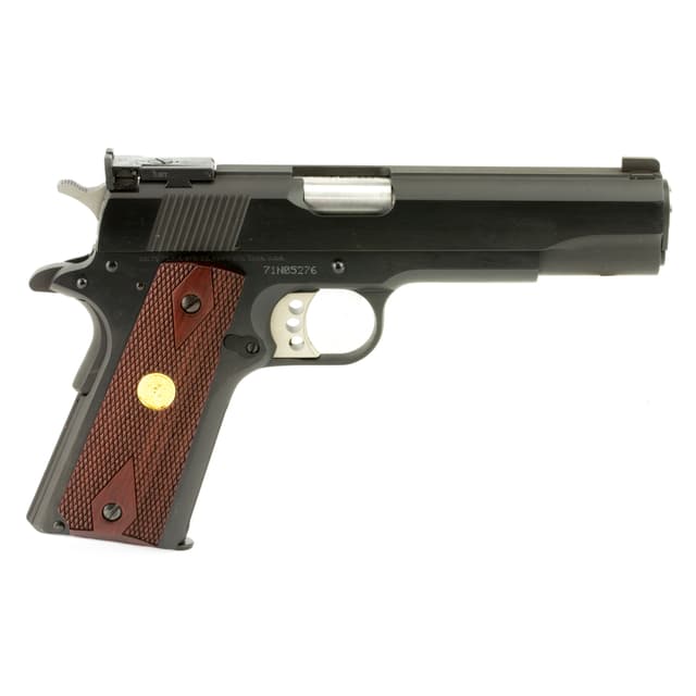 Colt 1911 Gold Cup Nm .45 ACP 5 inch 8 round Blued Carbon Steel Walnut Grips
