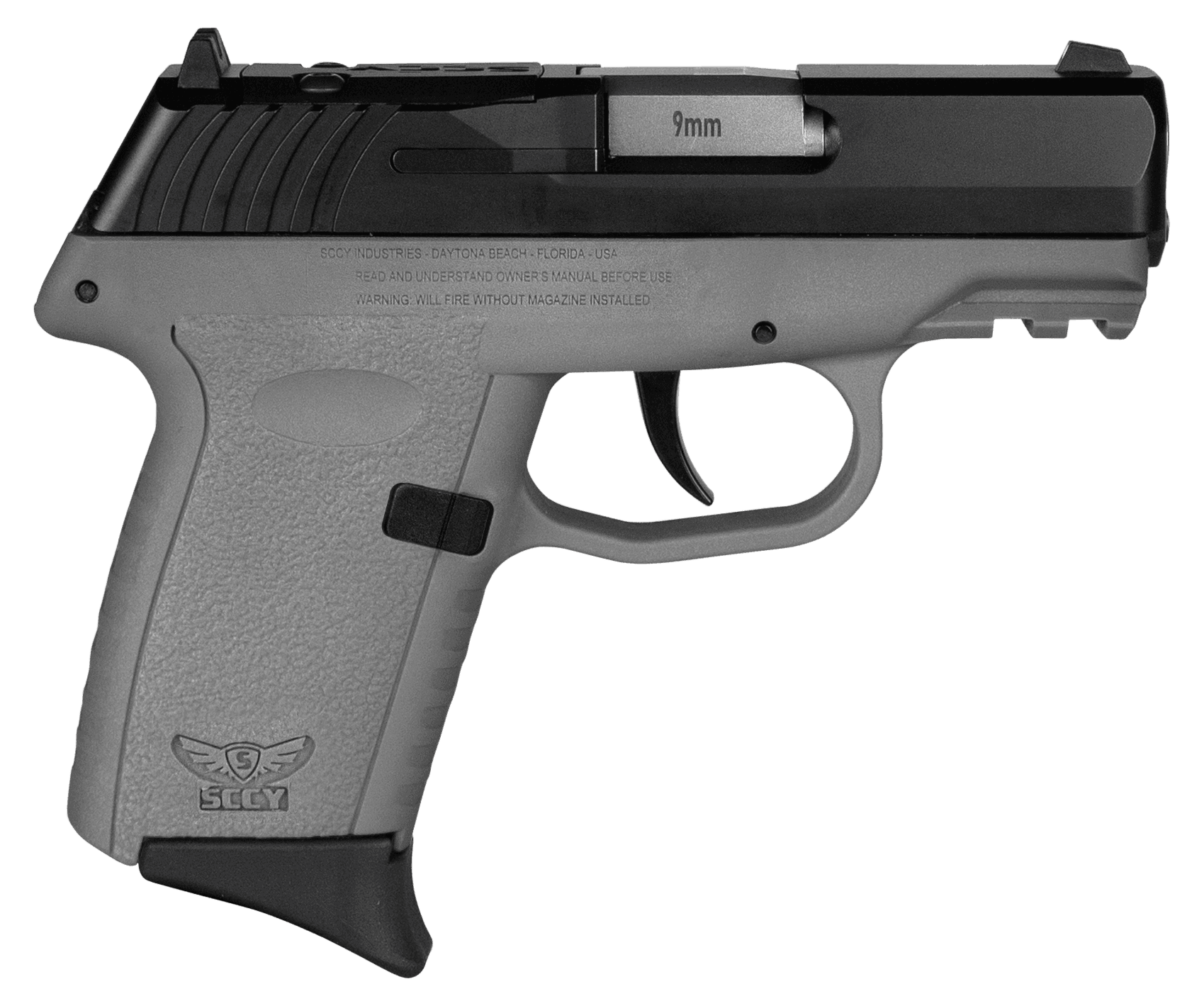 SCCY CPX-2 Gen 3 Sub-Compact Pistol - Black / Gray | 9mm | 3.1" Barrel | 10rd | No External Safety | Red Dot Ready