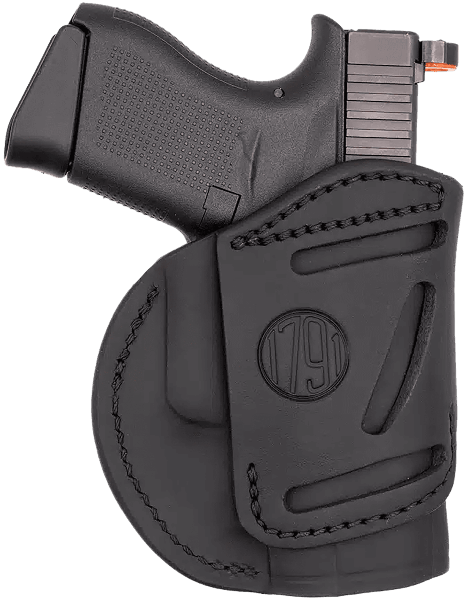1791 Gunleather 4 Way IWB & OWB Holster Size 3 Stealth Black