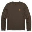 Browning Merino Crew Long Sleeve Shirt Major Brown L