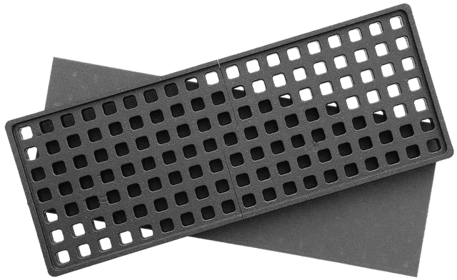 Magpul MAG1460BLK DAKA Grid Organizer Black Polypropylene