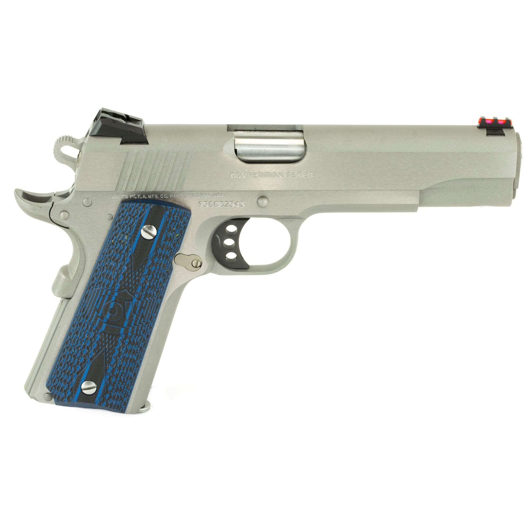 Colt 1911 Competition Series 70 9mm Luger 5 in 9+1 Stainless Blue G Ten