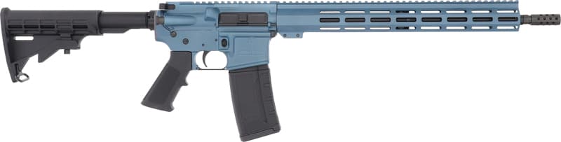 GLFA AR15 Rifle - Blue Titanium | .223 Wylde | 16" Heavy Barrel | 15.25" M-LOK Handguard
