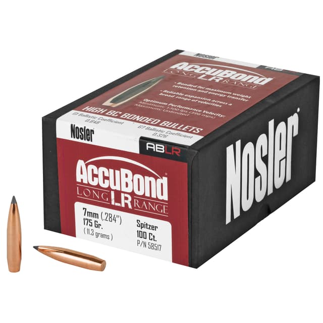 Nosler AccuBond Long Range Bullets 7mm .284" 175 gr SPT-ACB 100/ct