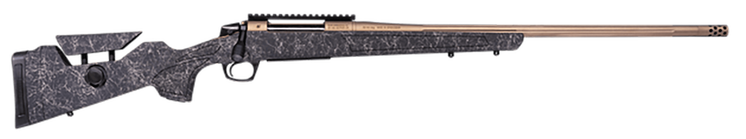 CVA Cascade Long Range Hunter Rifle 300 Win. Mag. 24 in. Smoked Bronze Webbing Web