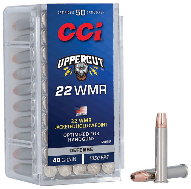 Cci Uppercut 22 Winchester Magnum Rimfire Jacketed Hollow Point 40Grain 50 Rounds