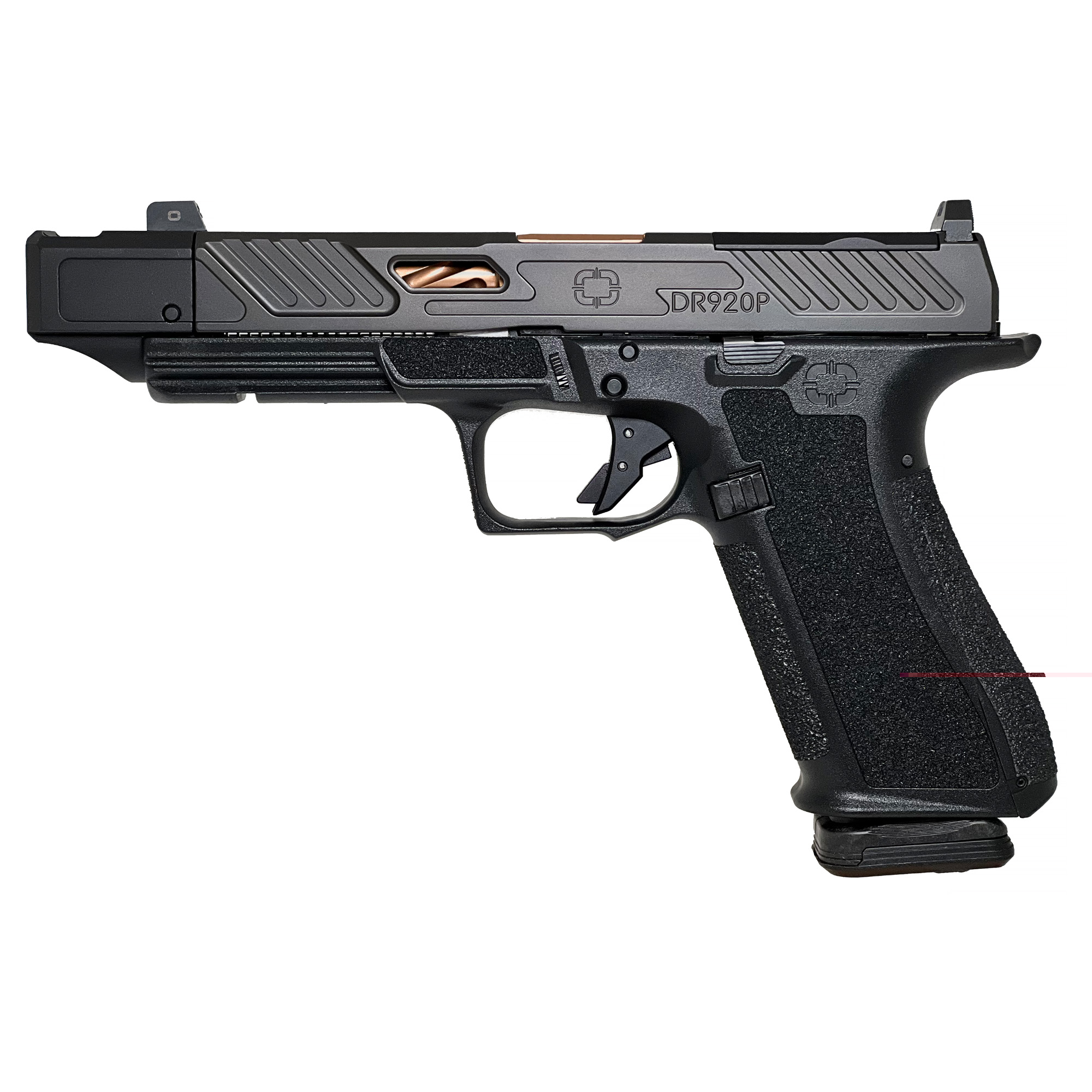 Shadow Systems DR920P Elite Slide Optic Pistol 9mm 4 inch 17 rd Bronze