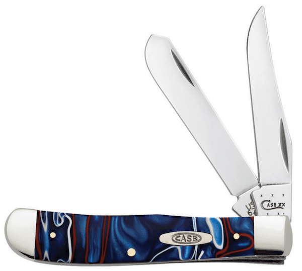 CASE TRAPPER 2BL 41/8" PATRIOTIC