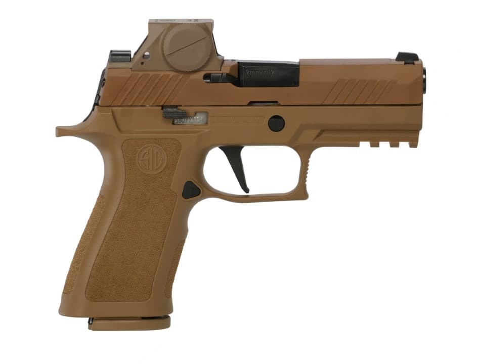 Sig Sauer P320-M18 9mm 3.9in 17-21rd Coyote Tan