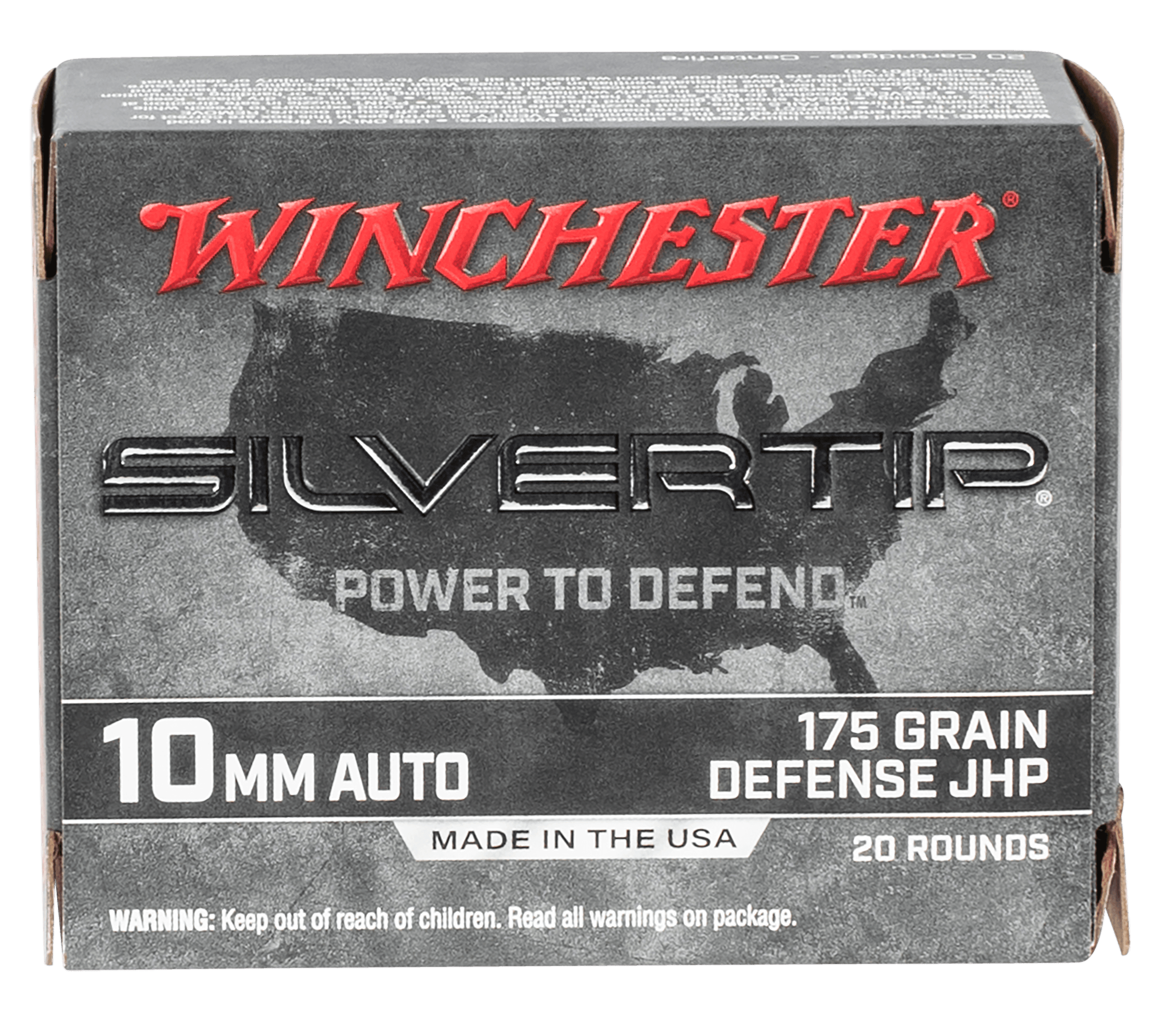 Winchester Super-X 10mm Auto Hollow Point 175 Grain 20 Rounds