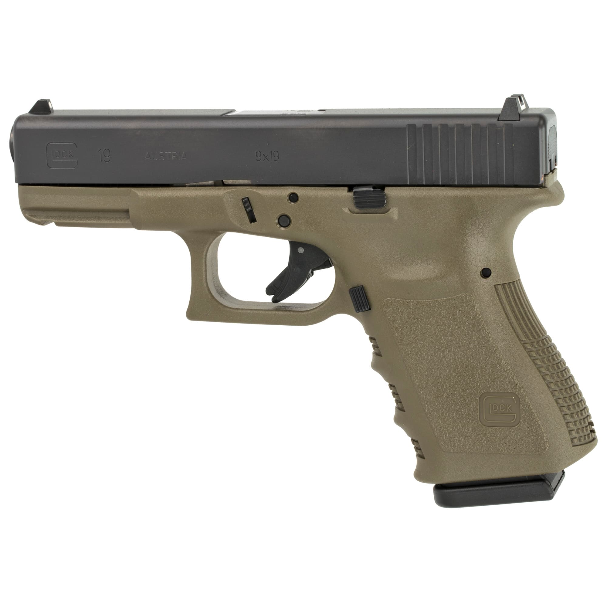 Glock 26 Gen 3 9mm Luger 3.43in Barrel 10rd OD Green