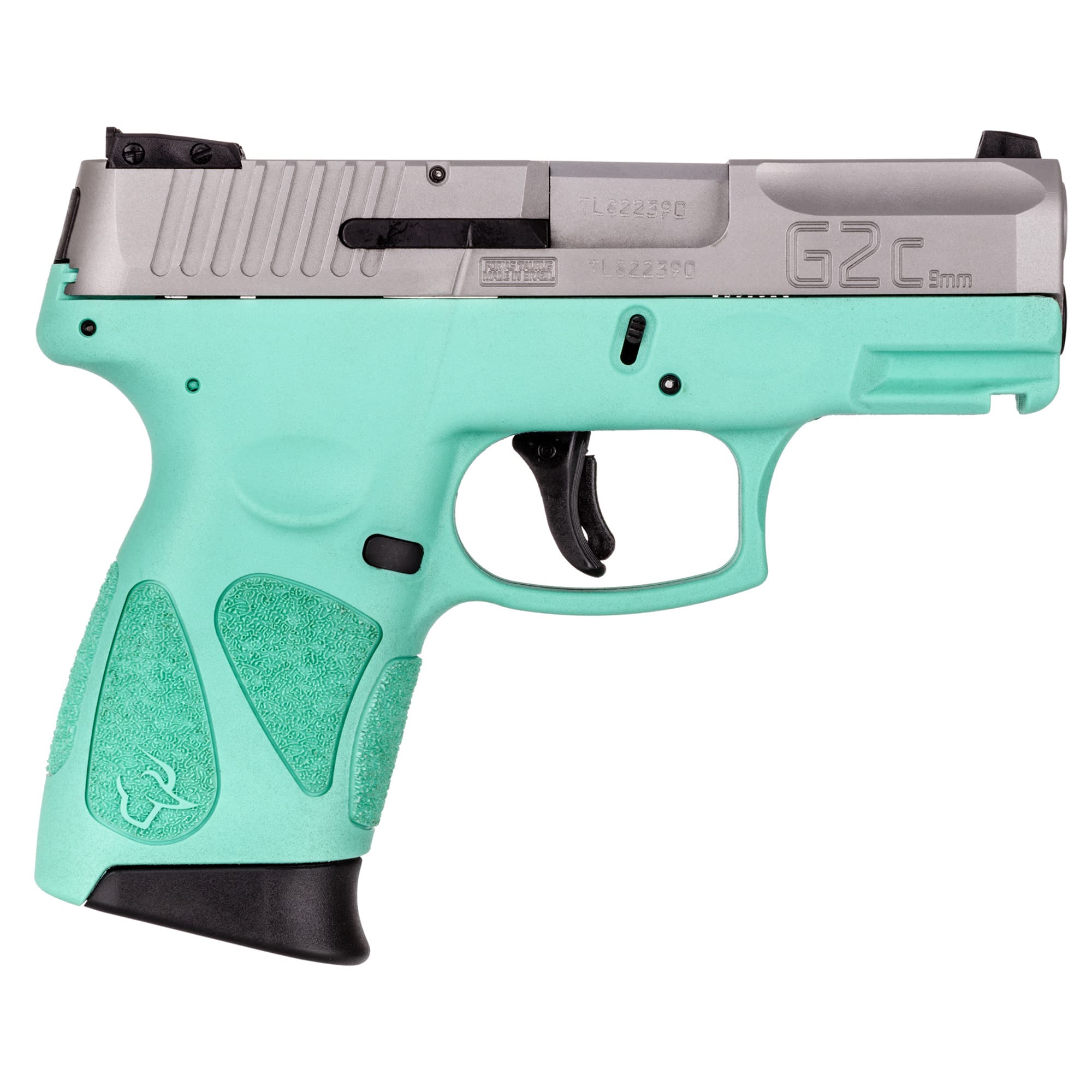 Taurus G2C 9mm Luger 3.26 inch 12 Rounds Cyan Stainless Steel