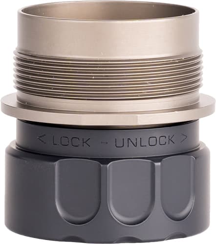 Rugged Suppressor Rum002 Rum Titanium 1-3/8-24 tpi mounts dual taper fixed