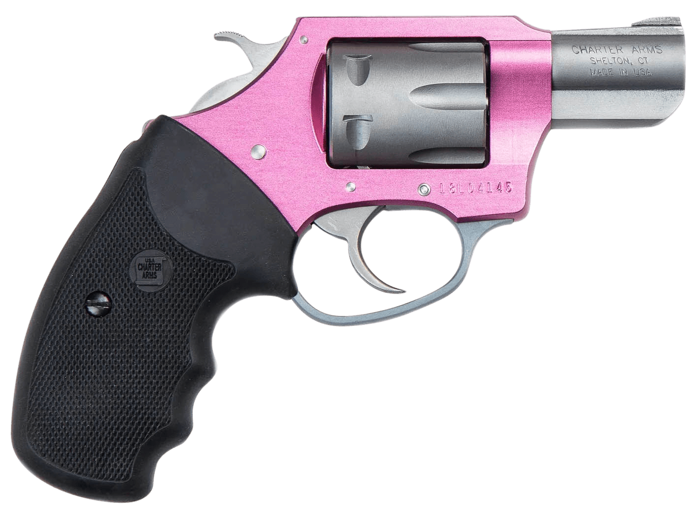 Charter Arms Pathfinder Lite 22 LR 2" 8 Shot Pink/Stainless Steel