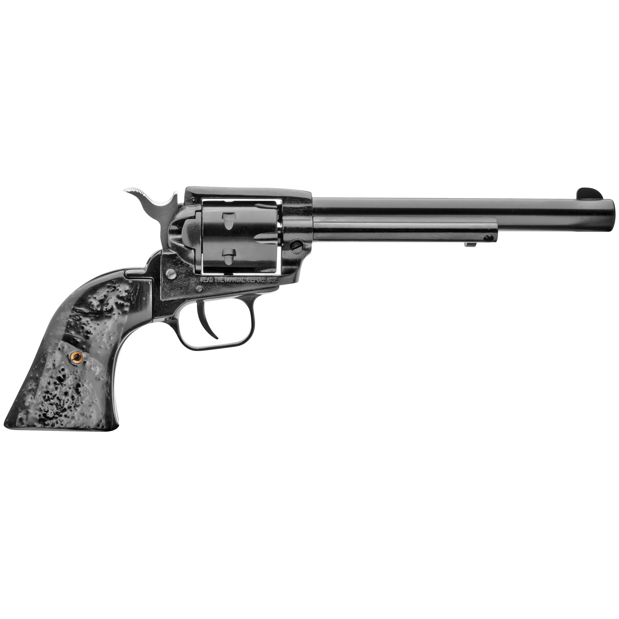 Heritage Rough Rider .22 Long Rifle 6.5in 6 Round Matte Blued Black Pearl Grips
